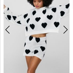 PINK Nasty Gal heart set!